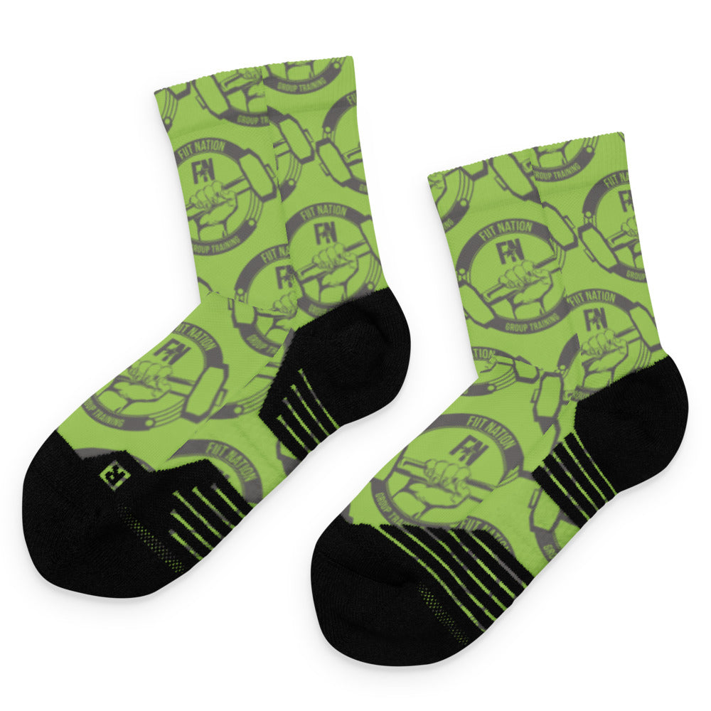 FIIT Nation Corp Logo Ankle socks