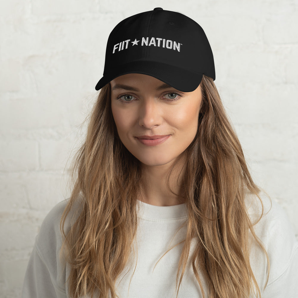 FIIT Nation Black Dad hat