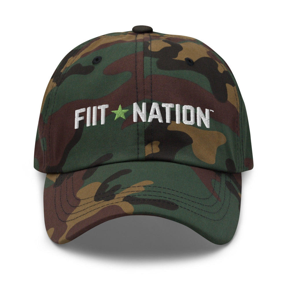 Logo Camo Dad hat