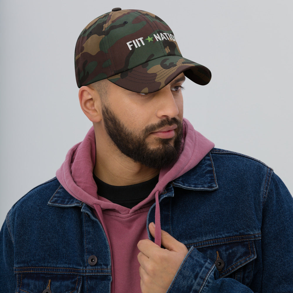 Logo Camo Dad hat