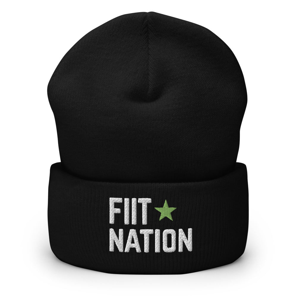 Logo Embroidered Cuffed Beanie