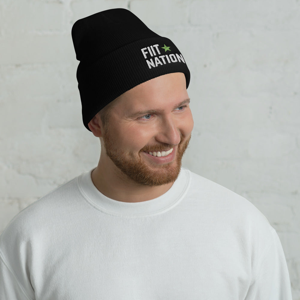 Logo Embroidered Cuffed Beanie