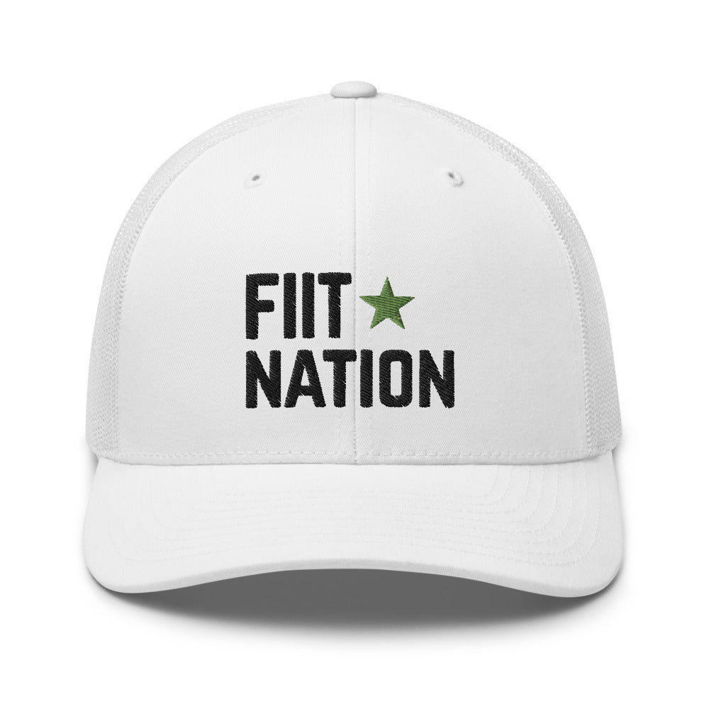 Logo White Trucker Cap