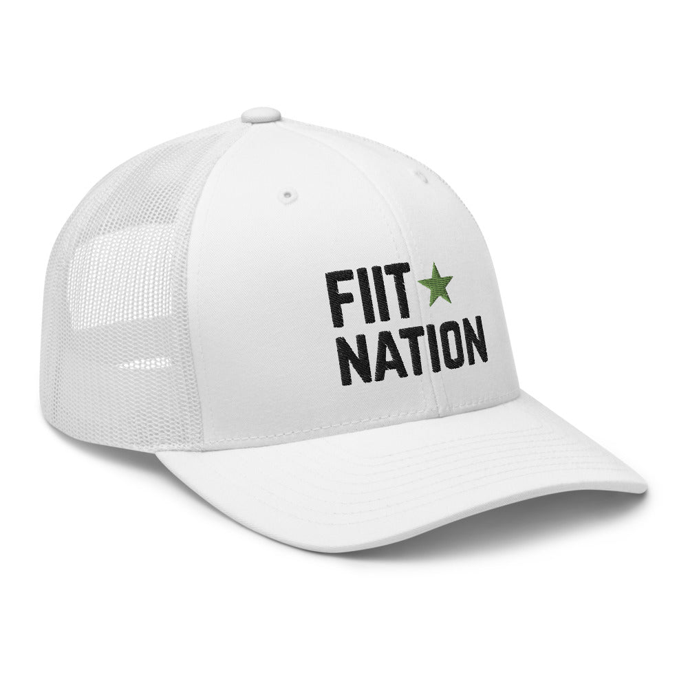 Logo White Trucker Cap
