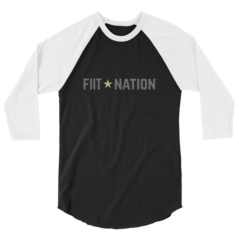 FIIT Nation 3/4 sleeve raglan shirt