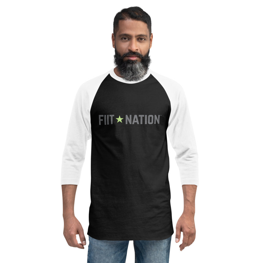 FIIT Nation 3/4 sleeve raglan shirt