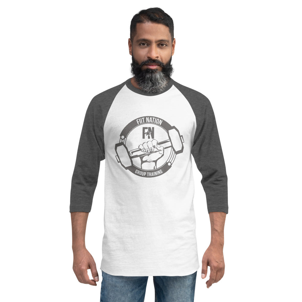 FIIT Nation Unisex 3/4 sleeve raglan shirt