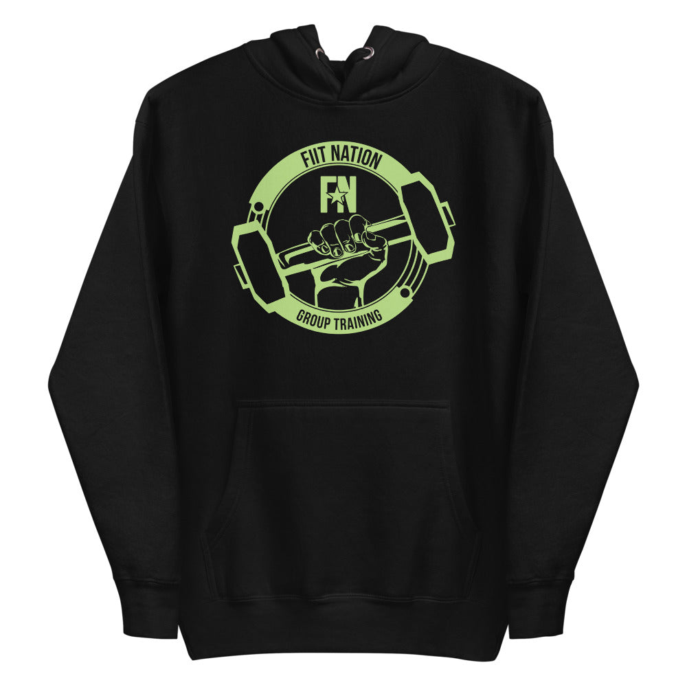 Logo shield Black Unisex Hoodie