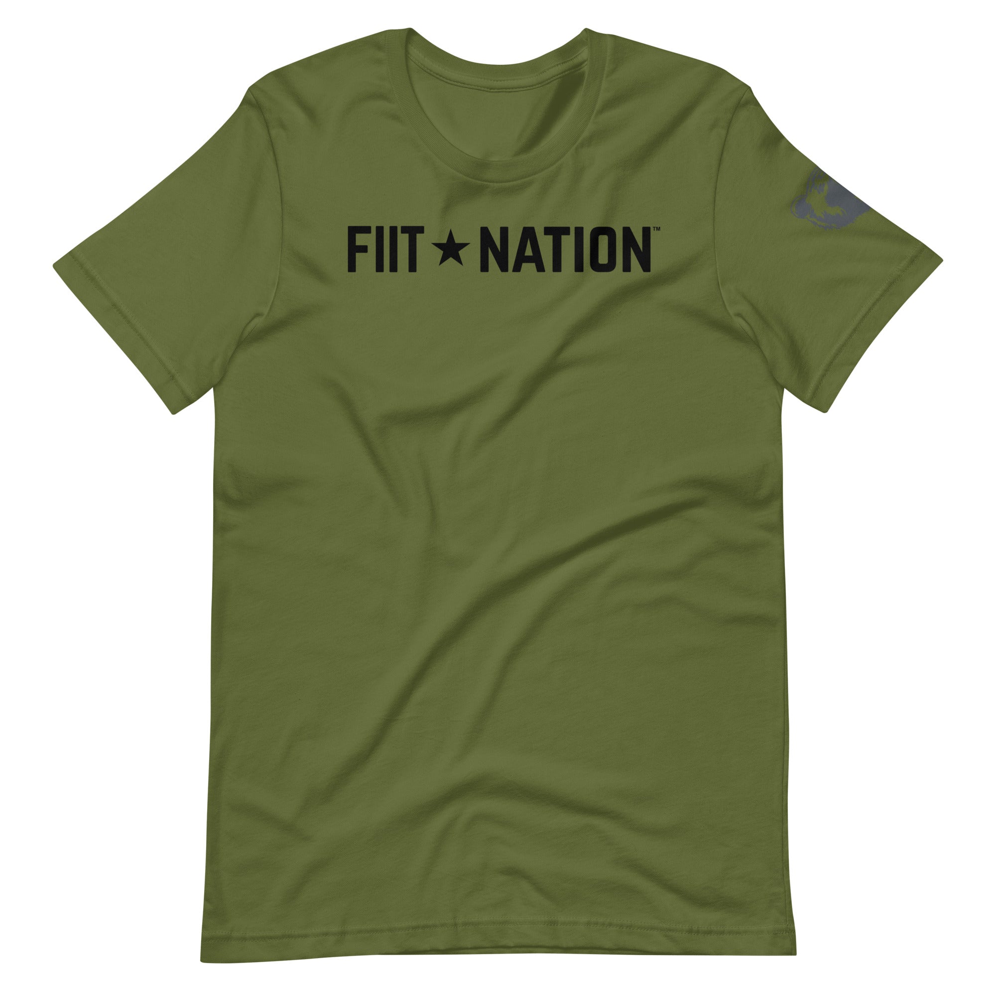 Logo Army Green Short-sleeve unisex t-shirt (EDH Flag Arm)