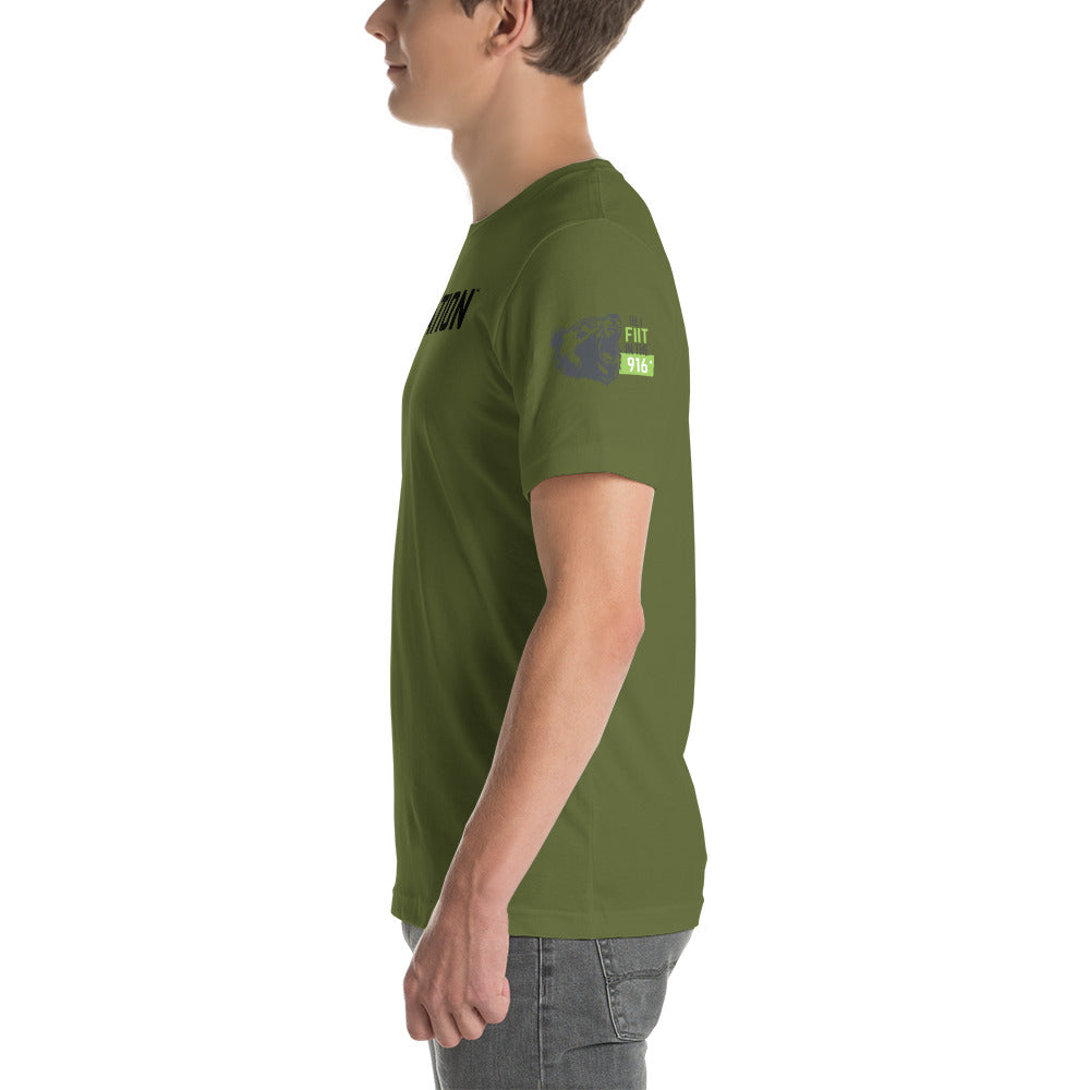 Logo Army Green Short-sleeve unisex t-shirt (EDH Flag Arm)