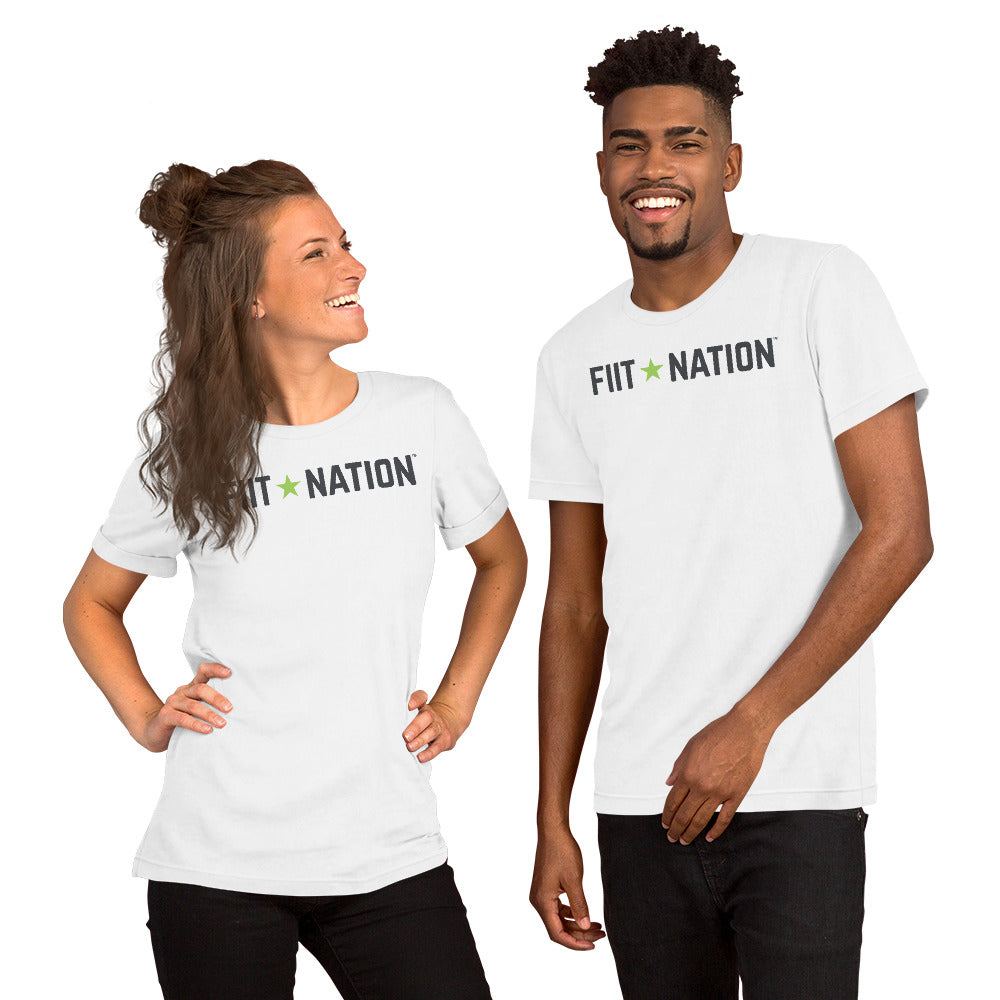 Logo White Short-sleeve unisex t-shirt