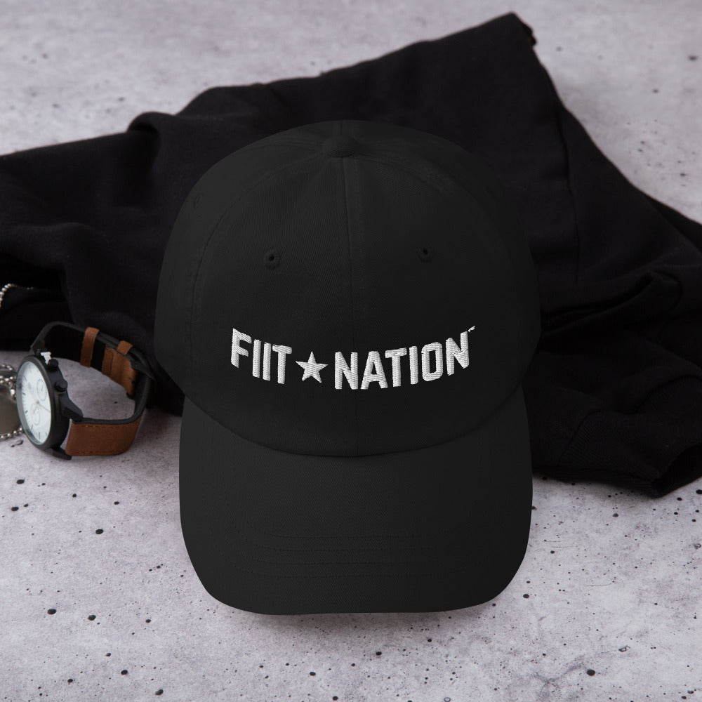 FIIT Nation Black Dad hat