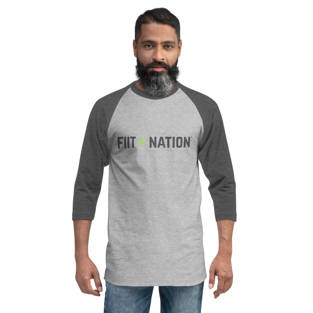 FIIT Nation 3/4 sleeve raglan shirt