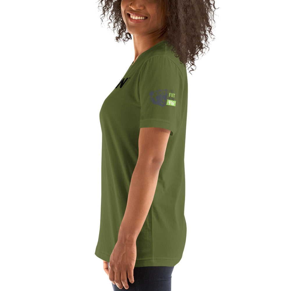 Logo Army Green Short-sleeve unisex t-shirt (EDH Flag Arm)